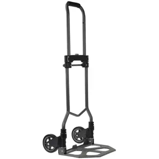 GEKO Opvouwbare stalen handtrolley - 80 kg draagvermogen - Compact en lichtgewicht ontwerp
