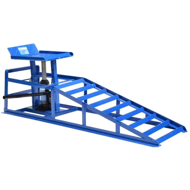 GEKO Hydraulische autolift - 2 ton - verstelbare hoogte - heavy duty - 2 stuks