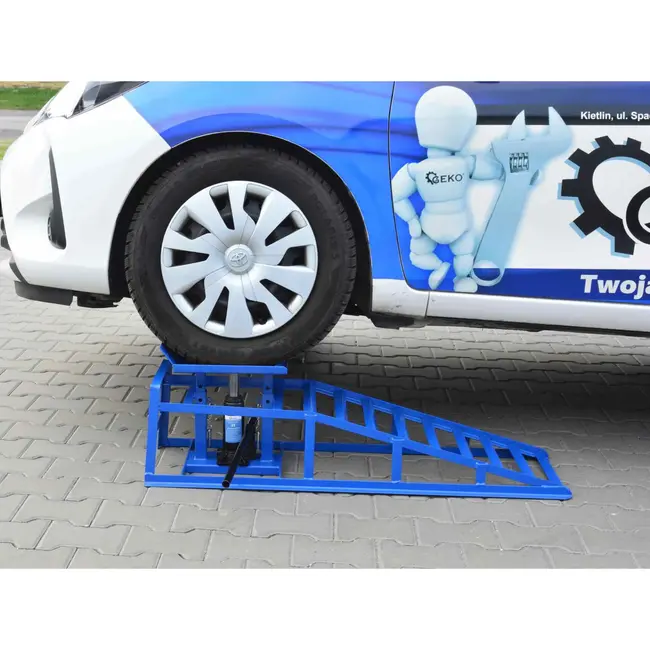 GEKO Hydraulische autolift - 2 ton - verstelbare hoogte - heavy duty - 2 stuks