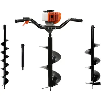 John Gardener Aardboor - Benzine - 2 Persoons - Inclusief Boren - 10/20/30 cm - Extensie 50 cm