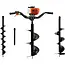 John Gardener Aardboor - Benzine - 2 Persoons - Inclusief Boren - 10/20/30 cm - Extensie 50 cm