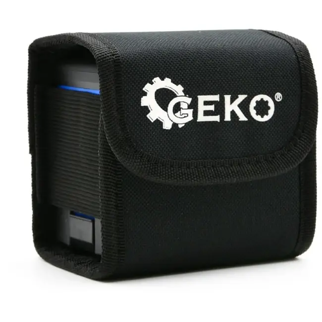 GEKO Zelfnivellerende kruislijnlaser - Diagonale projectie - Inclusief batterijen en hoes