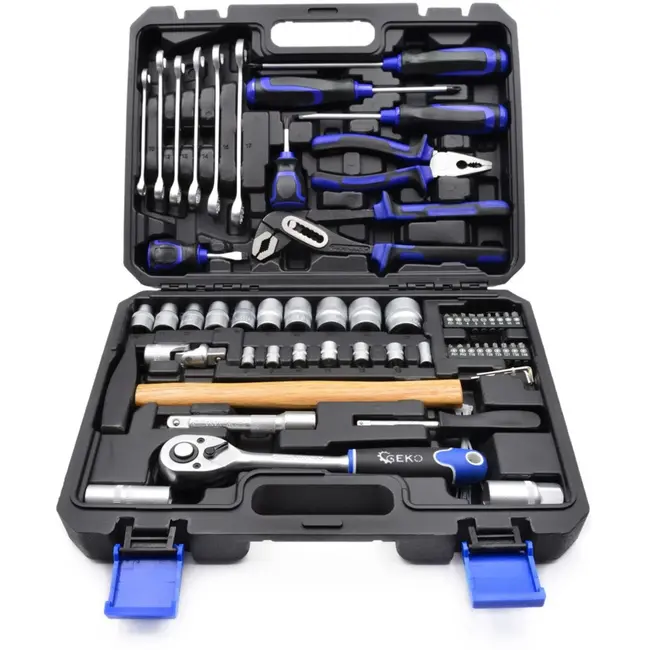 GEKO Universele gereedschapsset - 66-delig - veelzijdig en compleet