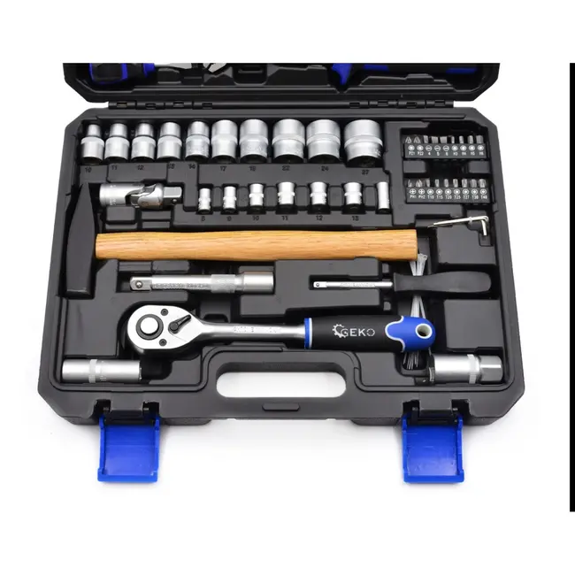 GEKO Universele gereedschapsset - 66-delig - veelzijdig en compleet