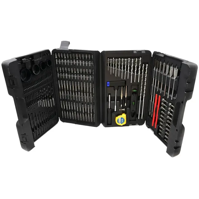 GEKO 216-delige accessoireset - veelzijdige bits en boren - ideaal voor doe-het-zelvers