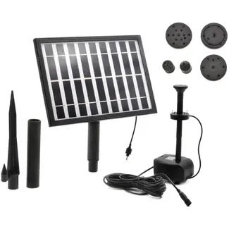 GEKO Zonnevijverpomp - 5W - Max. 150 L/h - Max. hoogte 1 m