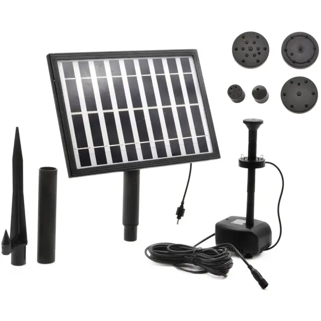 GEKO Zonnevijverpomp - 5W - Max. 150 L/h - Max. hoogte 1 m