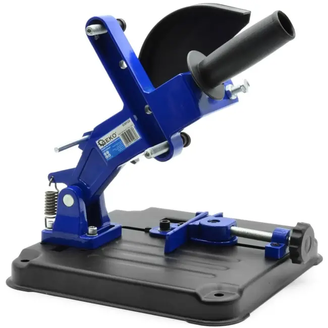 GEKO Haakse slijperstandaard - Precisie snijden - Verstelbare hoek - Veiligheidsbescherming - 115-125 mm