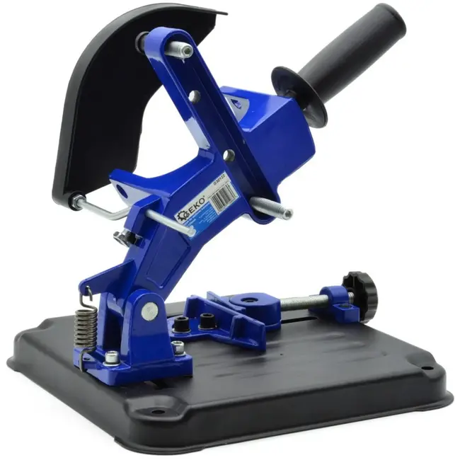 GEKO Haakse slijperstandaard - Precisie snijden - Verstelbare hoek - Veiligheidsbescherming - 115-125 mm