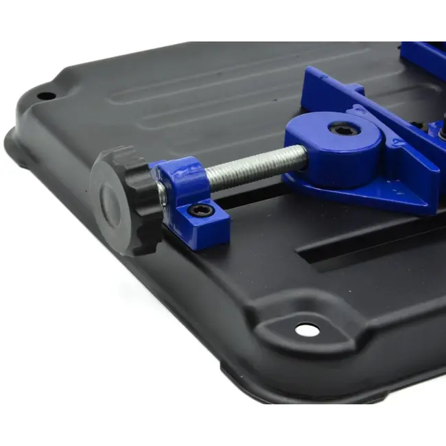 GEKO Haakse slijperstandaard - Precisie snijden - Verstelbare hoek - Veiligheidsbescherming - 115-125 mm