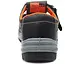 GEKO Zwarte leren werksandalen - antislip - stalen neus - maat 42
