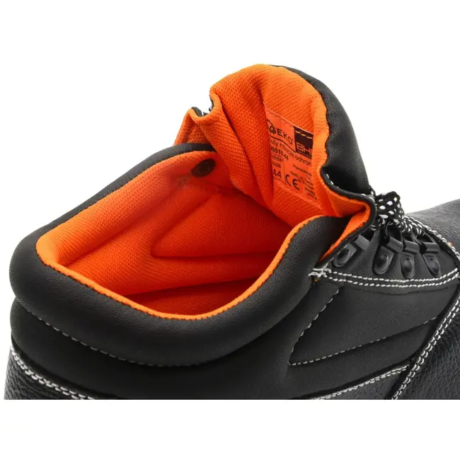 GEKO Hoge veiligheidsschoenen - S1P - Stalen neus - Antislip - Maat 43 - Zwart