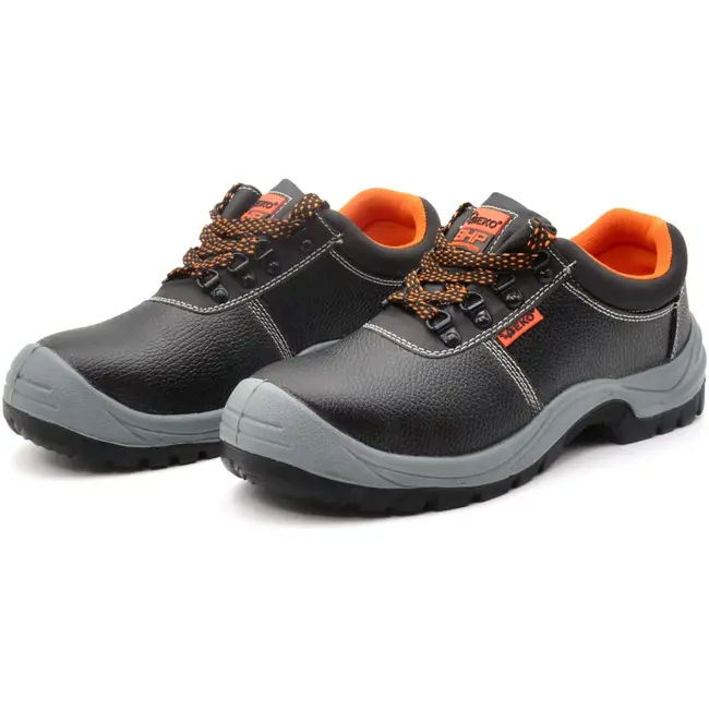 GEKO Veiligheidsschoenen - S1P - Antislip - Staalneus - Maat 43 - Zwart