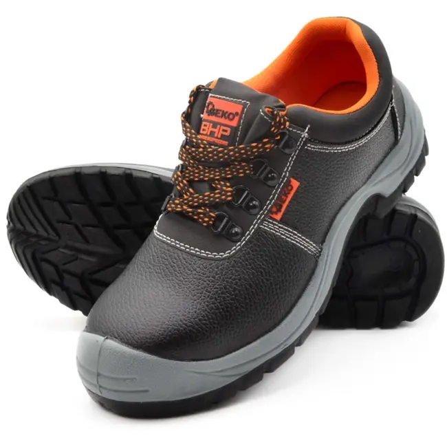 GEKO Veiligheidsschoenen - S1P - Antislip - Staalneus - Maat 43 - Zwart