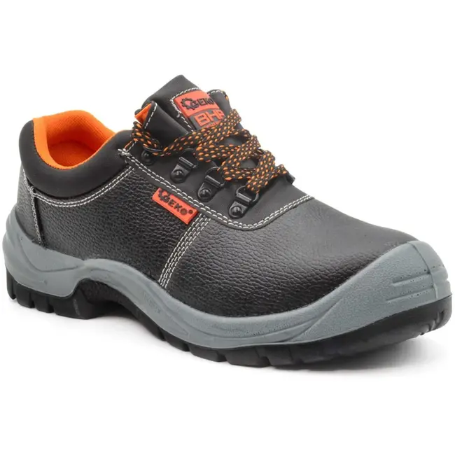 GEKO Veiligheidsschoenen - S1P - Antislip - Staalneus - Maat 43 - Zwart