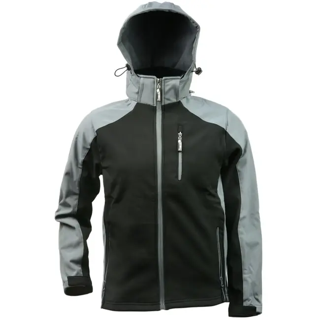 Tvardy Softshell jack met capuchon - waterafstotend - ademend - maat XXL