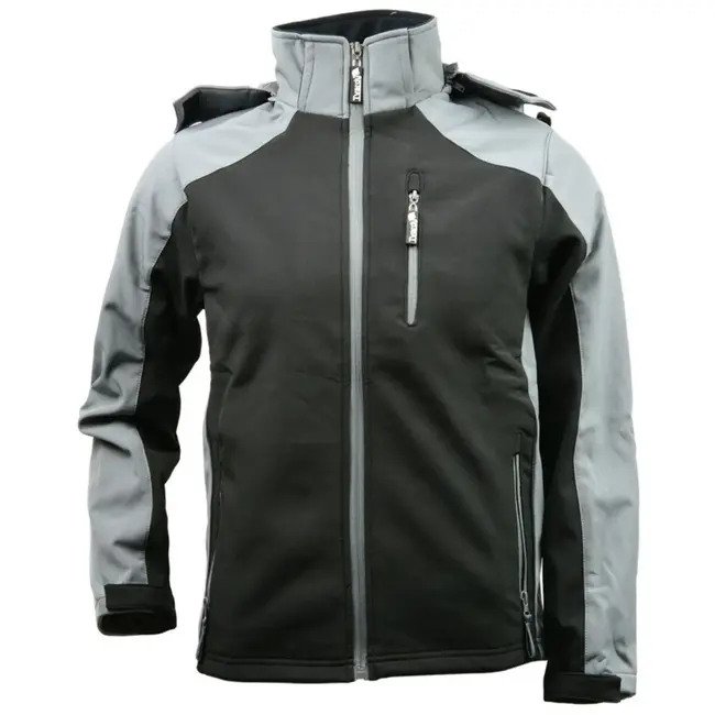Tvardy Softshell jack met capuchon - waterafstotend - ademend - maat M