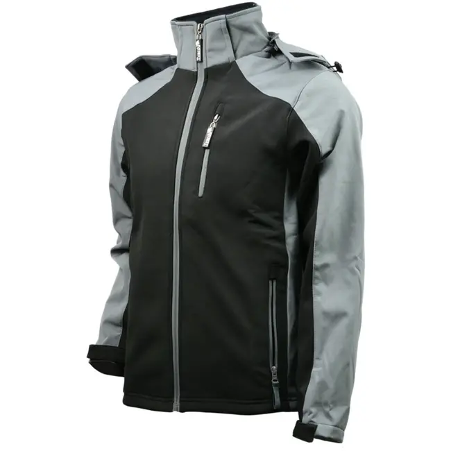 Tvardy Softshell jack met capuchon - waterafstotend - maat L