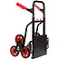 Tvardy Opvouwbare traploper trolley - robuust staal - 150 kg draagvermogen - grote wielen - compact ontwerp