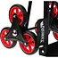 Tvardy Opvouwbare traploper trolley - robuust staal - 150 kg draagvermogen - grote wielen - compact ontwerp