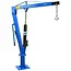 GEKO Hydraulische kraan - draaibaar - uitschuifbare arm - 1000 kg capaciteit - staal