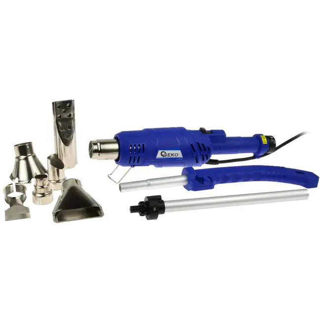 GEKO Onkruidbrander - 2500W - 600°C - Twee Temperatuurniveaus - Inclusief Verwisselbare Mondstukken