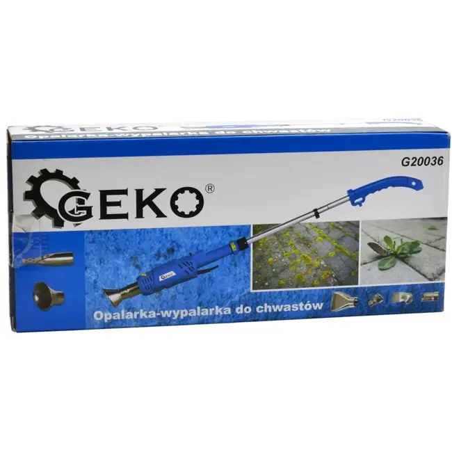 GEKO Onkruidbrander - 2500W - 600°C - Twee Temperatuurniveaus - Inclusief Verwisselbare Mondstukken