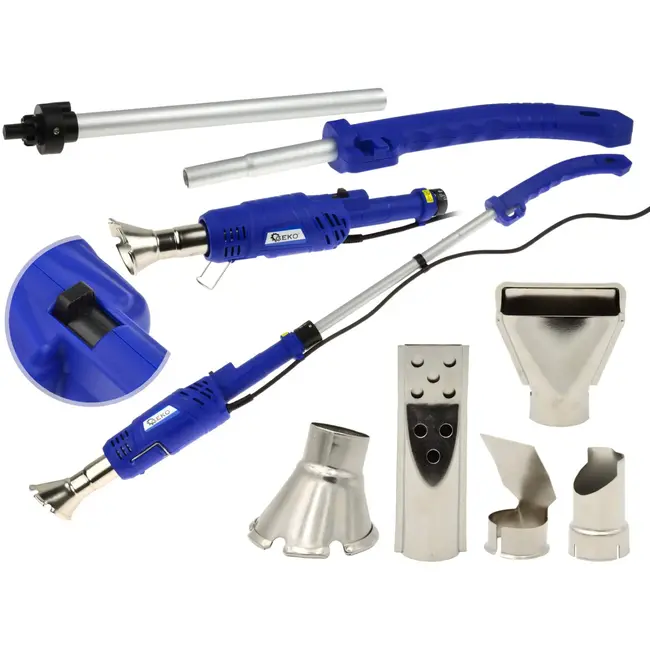 GEKO Onkruidbrander - 2500W - 600°C - Twee Temperatuurniveaus - Inclusief Verwisselbare Mondstukken