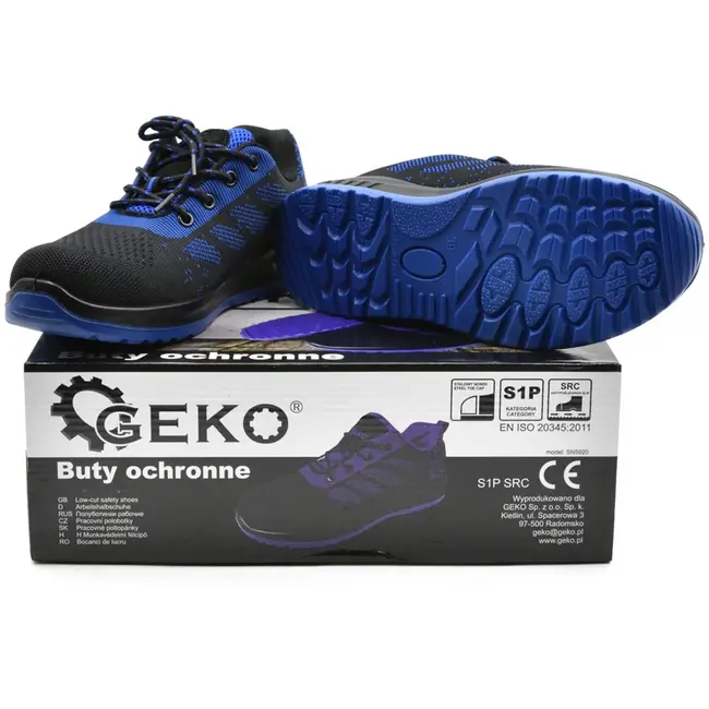 GEKO Sports-stijl veiligheidsschoenen - ademend - antislip - maat 46