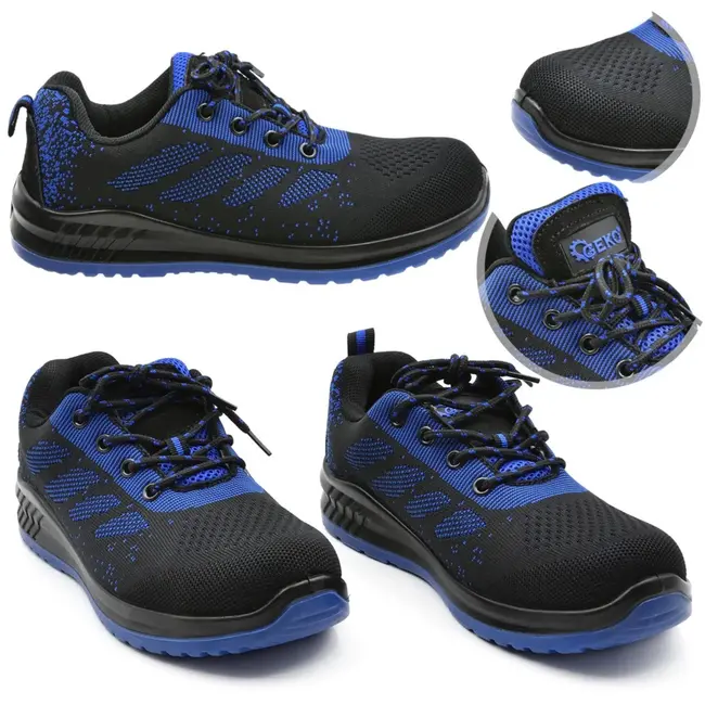 GEKO Sports-stijl veiligheidsschoenen - ademend - antislip - maat 46