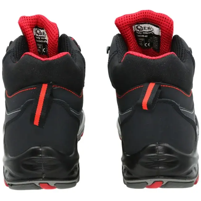 GEKO Zwarte nubuck veiligheidsschoenen - S3 SRC - maat 40 - antislip en antistatisch