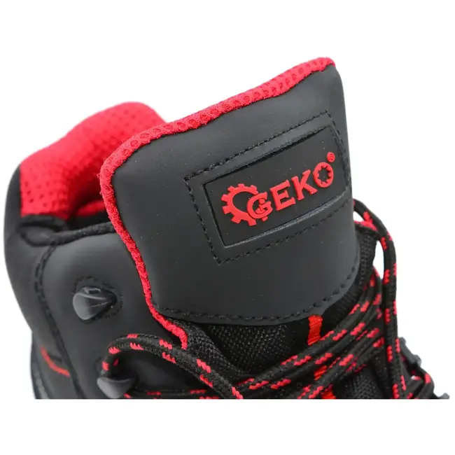 GEKO Zwarte nubuck veiligheidsschoenen - S3 SRC - maat 40 - antislip en antistatisch