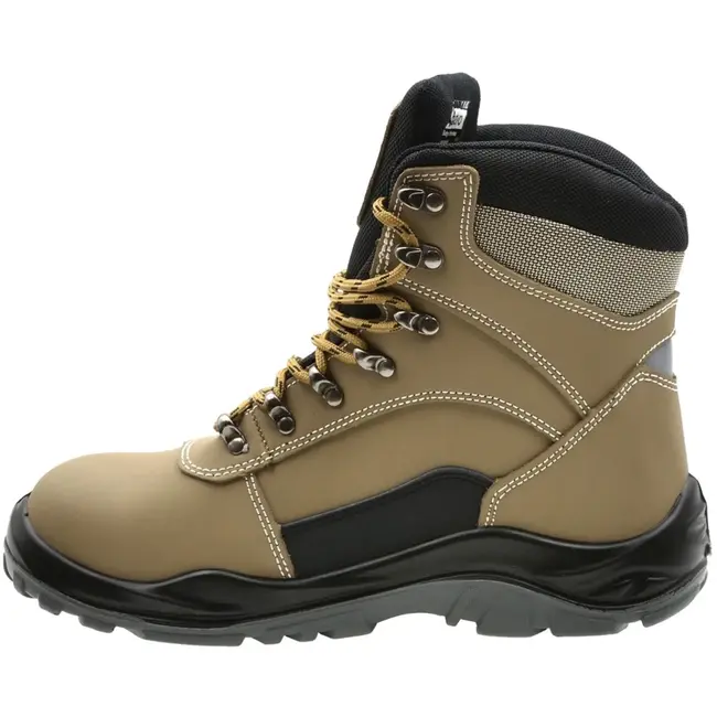 GEKO Nubuck veiligheidsschoenen - S3 klasse - antislip - maat 44 - zwart/grijs