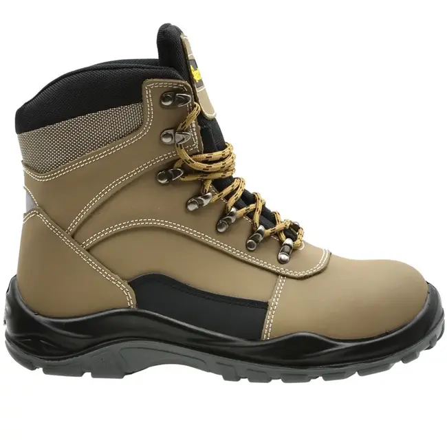 GEKO Nubuck veiligheidsschoenen - S3 klasse - antislip - maat 43 - zwart/grijs