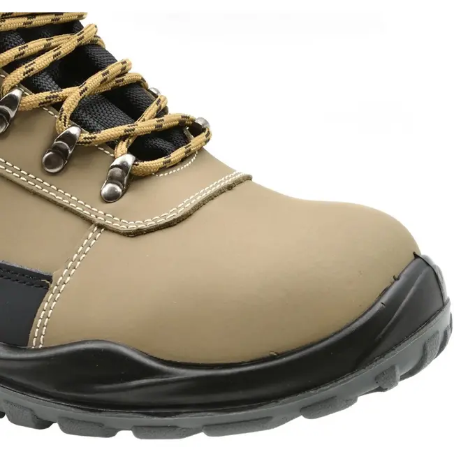 GEKO Nubuck veiligheidsschoenen - S3 klasse - antislip - maat 43 - zwart/grijs