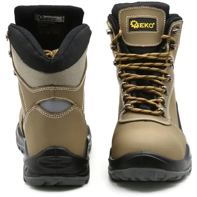 GEKO Nubuck veiligheidsschoenen - S3 klasse - antislip en antistatisch - maat 39