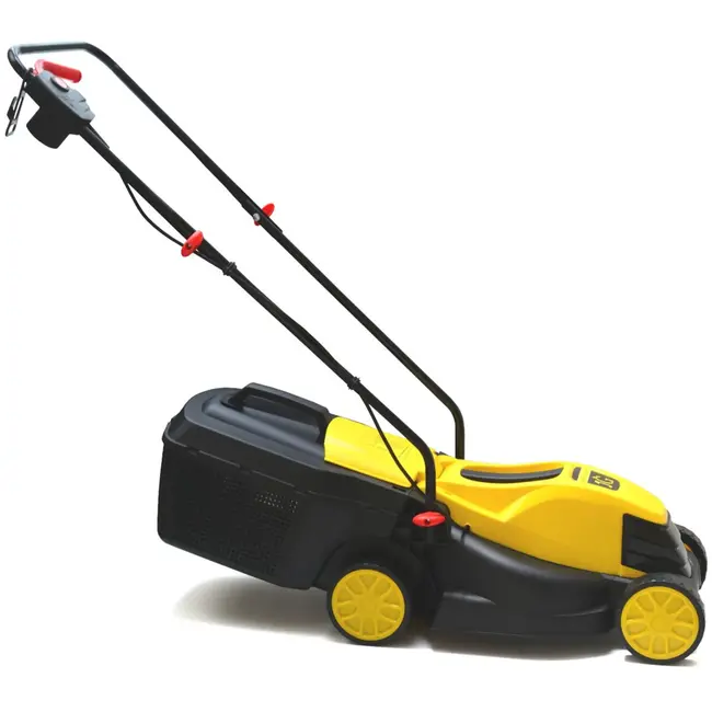 GEKO Elektrische grasmaaier - 32 cm - 1300W - 2 hoogtestanden - 30L opvangbak