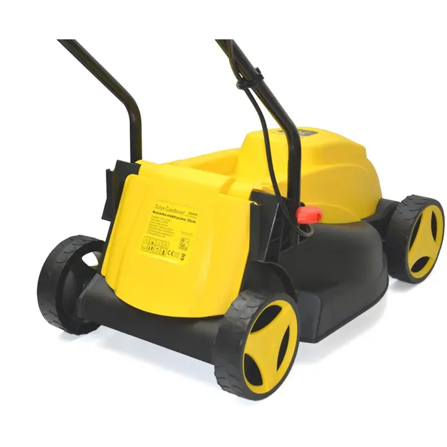 GEKO Elektrische grasmaaier - 32 cm - 1200W - 2 hoogtestanden - 30L opvangbak