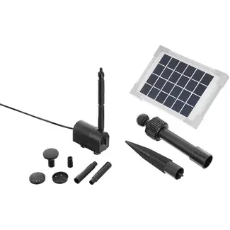 GEKO Zonnevijverpomp - 2W - Max. Opvoerhoogte 0,7 m - Capaciteit 170 l/u