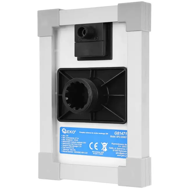 GEKO Zonnevijverpomp - 2W - Max. Opvoerhoogte 0,7 m - Capaciteit 170 l/u