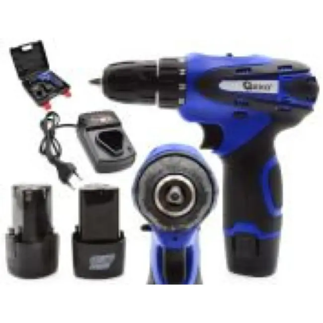 GEKO Accuboormachine 18V - 2 Li-Ion Accu's - LED Werklicht - Variabele Snelheid