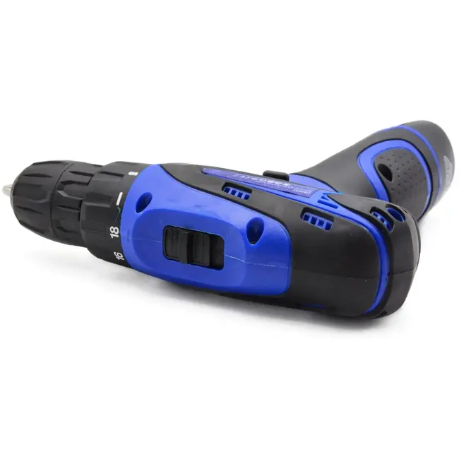 GEKO Accuboormachine 18V - 2 Li-Ion Accu's - LED Werklicht - Variabele Snelheid