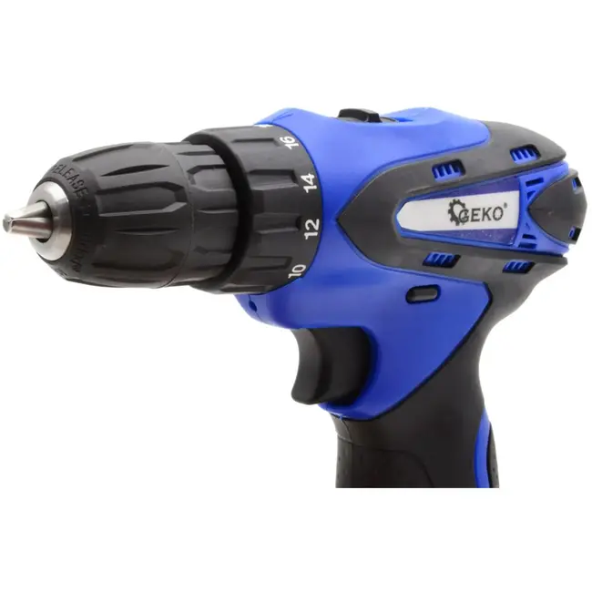 GEKO Accuboormachine 18V - 2 Li-Ion Accu's - LED Werklicht - Variabele Snelheid