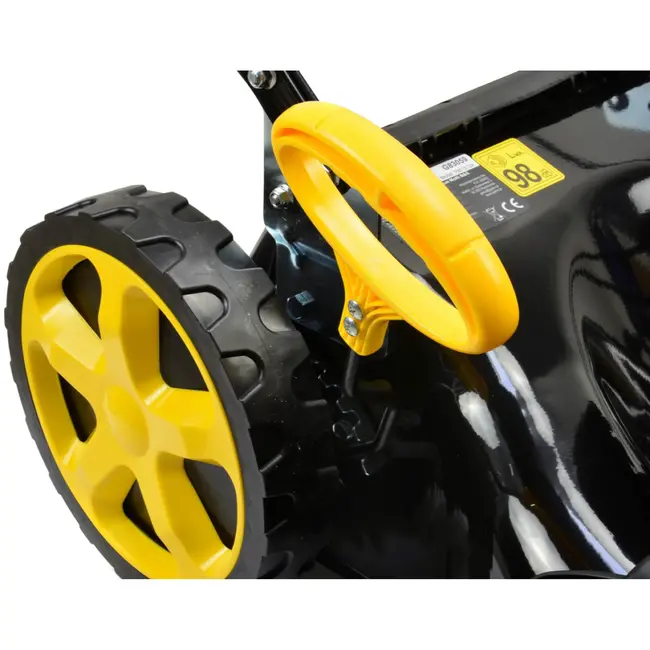 GEKO Benzine grasmaaier - 51 cm maaibreedte - 8-traps hoogte-instelling - 60L opvangbak - Zij- en achteruitworp