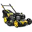 GEKO Benzine grasmaaier - 51 cm maaibreedte - 8-traps hoogte-instelling - 60L opvangbak - Zij- en achteruitworp