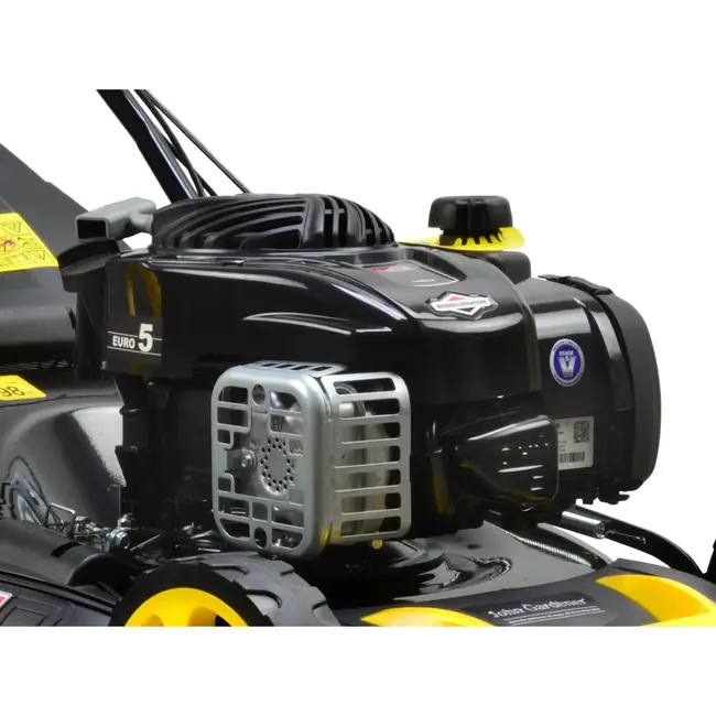 GEKO Benzine grasmaaier - 51 cm maaibreedte - 8-traps hoogte-instelling - 60L opvangbak - Zij- en achteruitworp