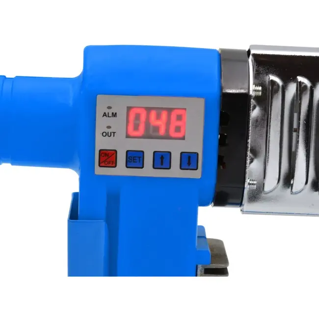 GEKO Pijplasmachine - 16-63 mm - LCD Display - 1500W - Inclusief Accessoires