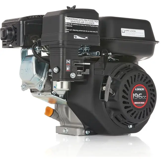 GEKO Krachtige 6,5 PK benzinemotor - 196cc - Euro 5 - 19 mm as - Voor compactors en pompen