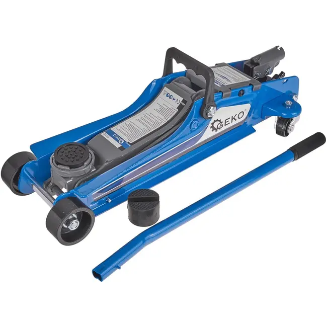 GEKO Hydraulische krik - laag profiel - 2,5 ton - 85 mm minimum hoogte