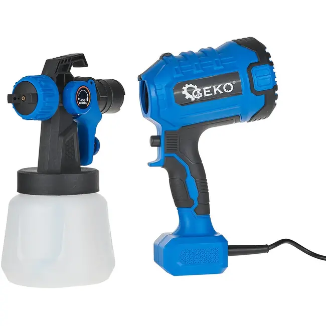 GEKO Verfspuit - Compact - Verstelbare Nozzles - 800 ml - Lichtgewicht